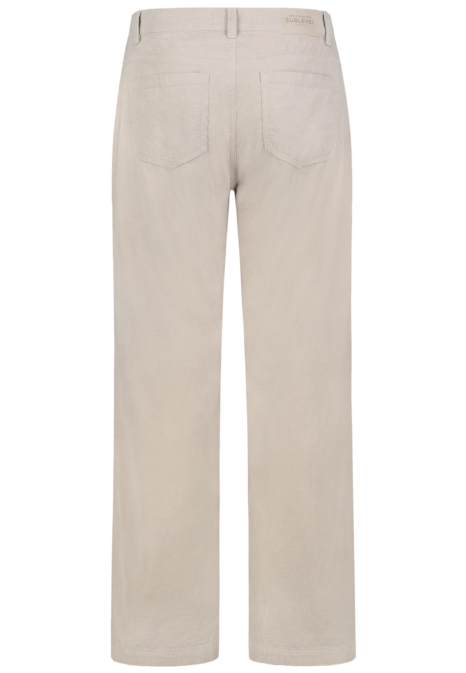 SUBLEVEL Stoffhose Damen Kordhose Straight wide günstig online kaufen