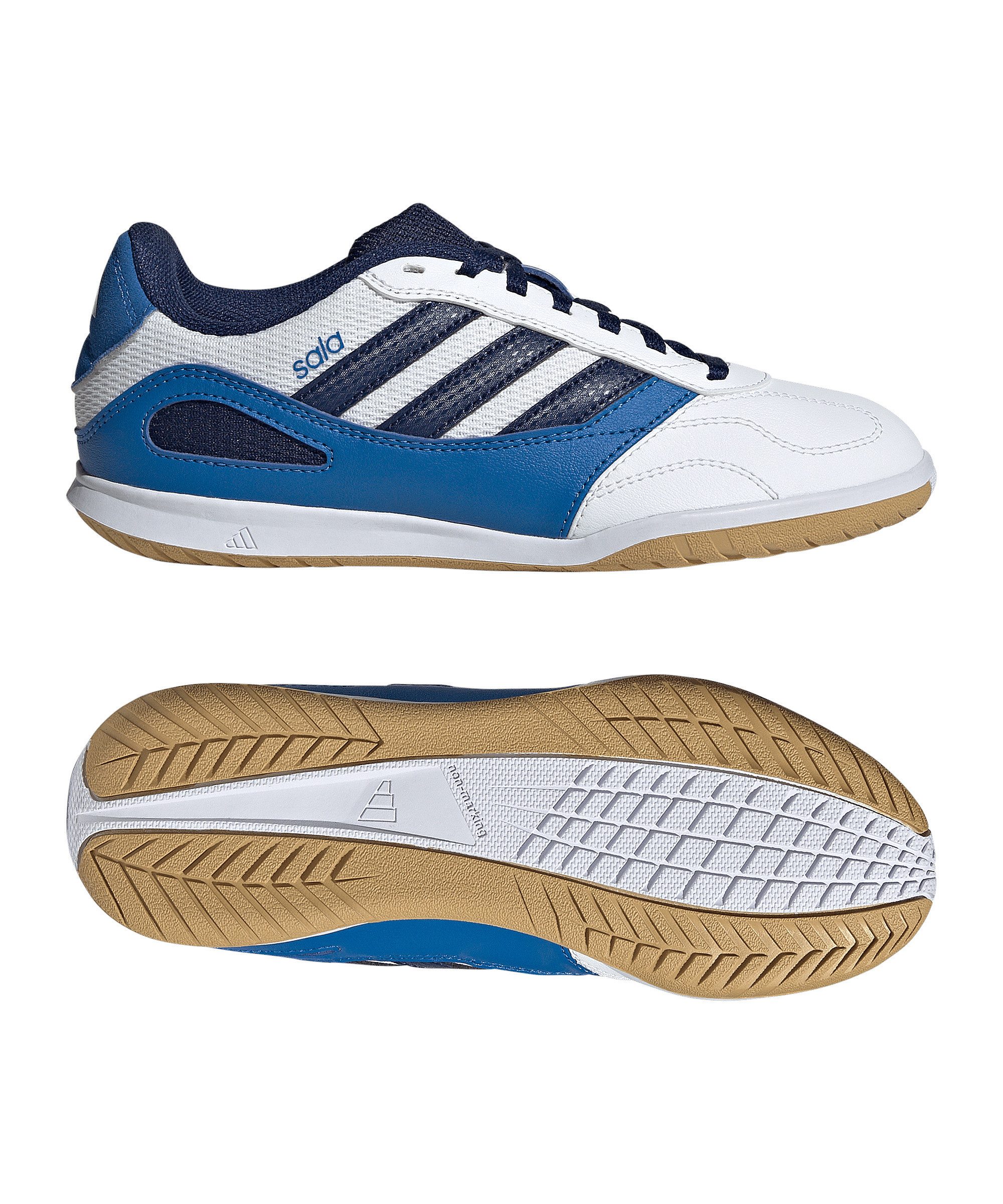 adidas Performance adidas Performance Super Sala III IN Kids Weiß Fußballschuh