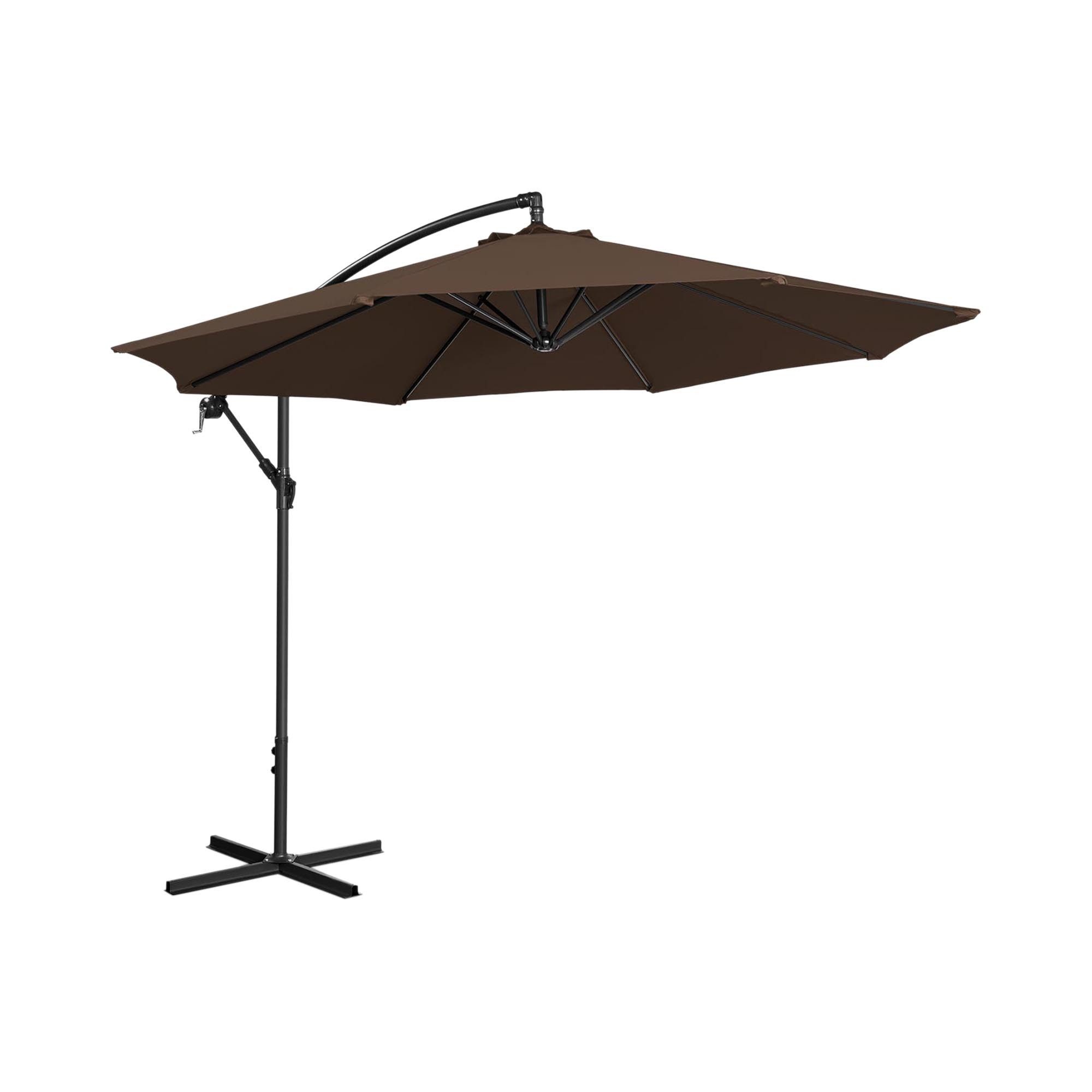 Ampelschirm Ø 300 cm Sonnenschirm Gartenschirm Marktschirm neigbar bar UPF 50+