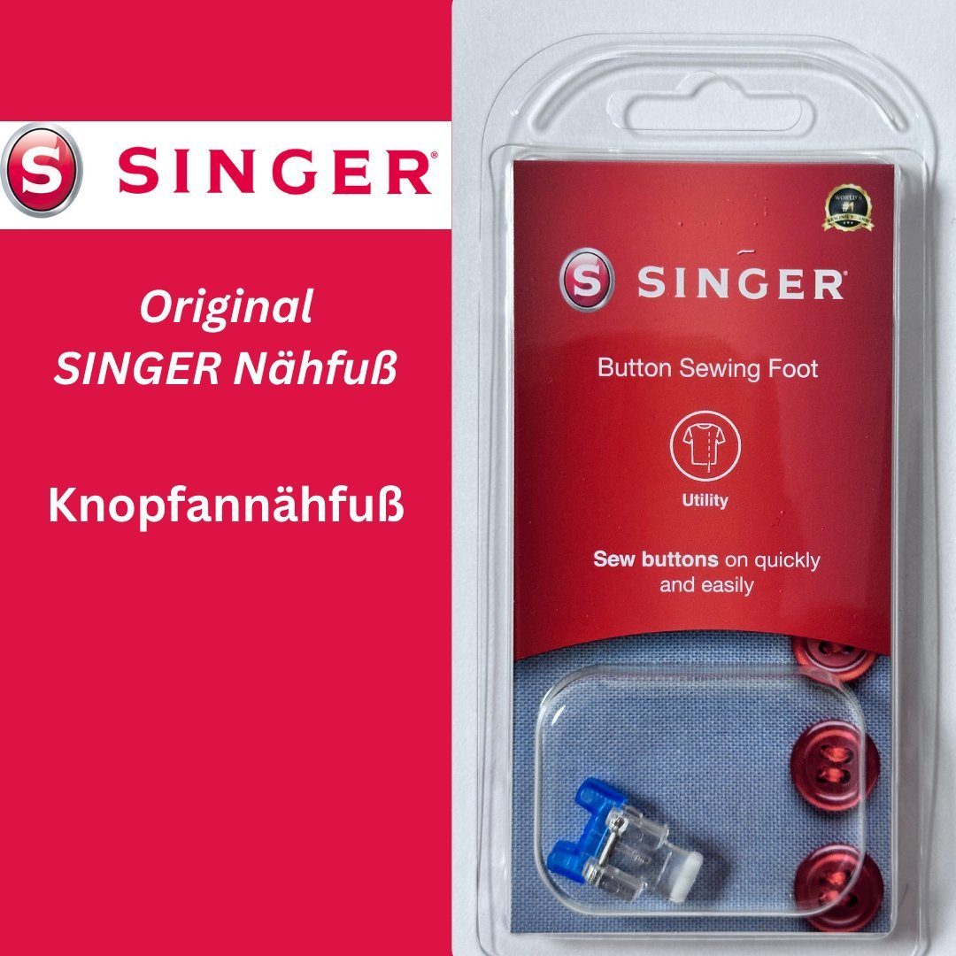 Singer Nähmaschine Original SINGER Knopfannähfuß | Coverlock-Nähmaschinen