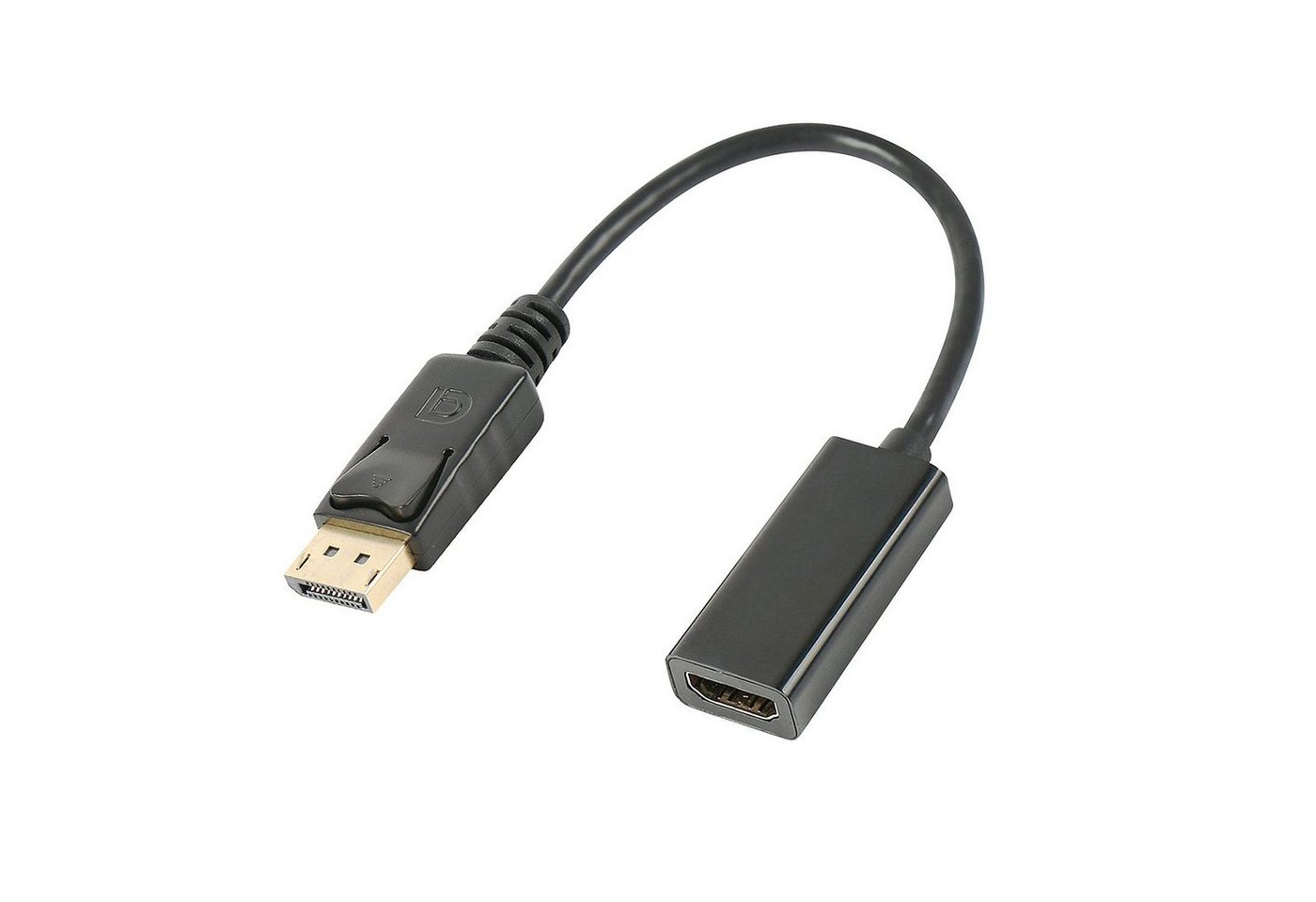 Orbsmart DP-H1 Audio- & Video-Adapter HDMI zu DisplayPort, 4K@60Hz (UHD) & 3D aktiver Adapter, Thunderbolt DP 1.2a zu HDMI 2.0