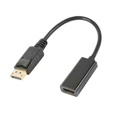 Orbsmart DP-H1 Audio- & Video-Adapter HDMI zu DisplayPort, 4K@60Hz (UHD) & 3D aktiver Adapter, Thunderbolt DP 1.2a zu HDMI 2.0