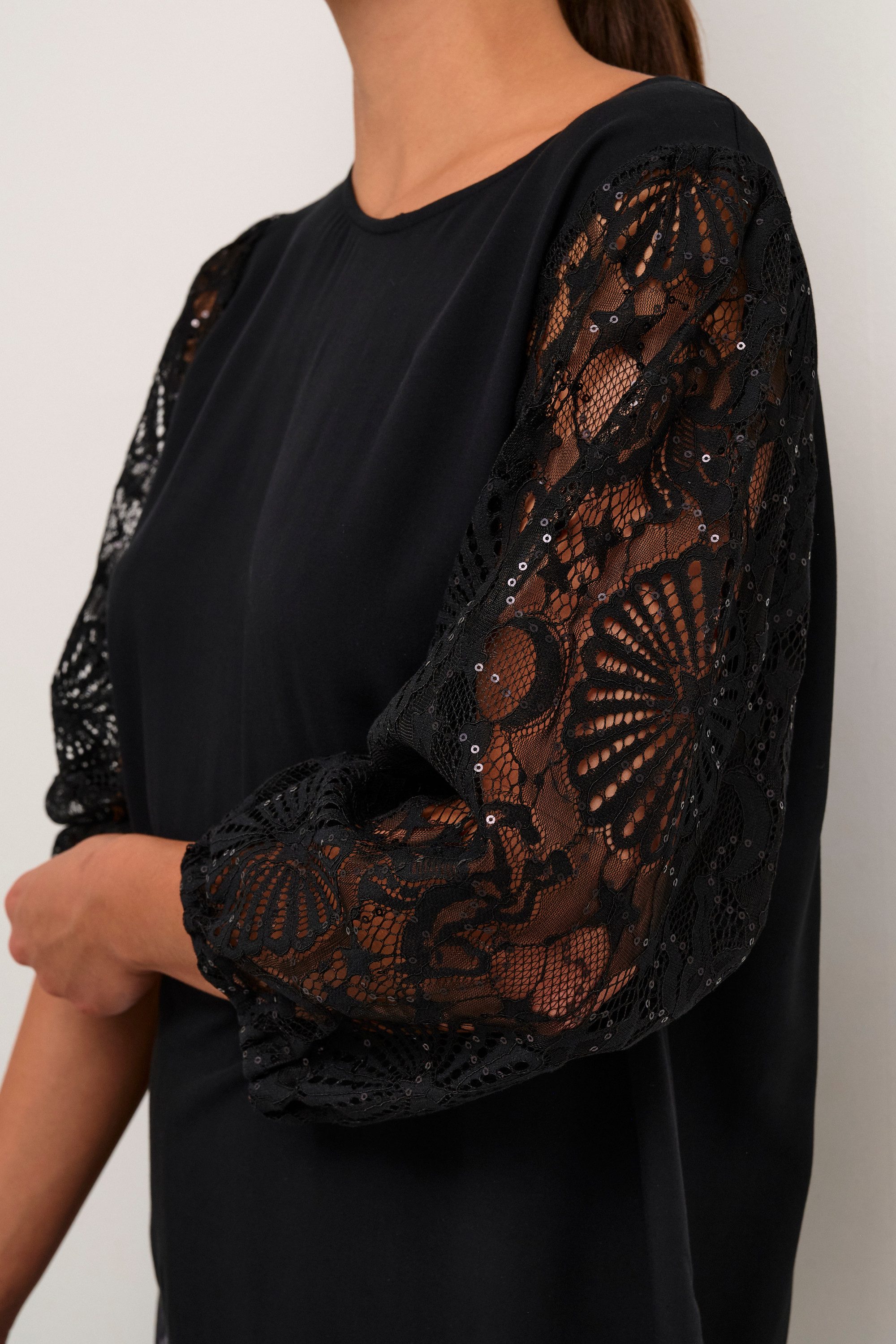 KAFFE Langarmbluse Langarm-Bluse KAemilia