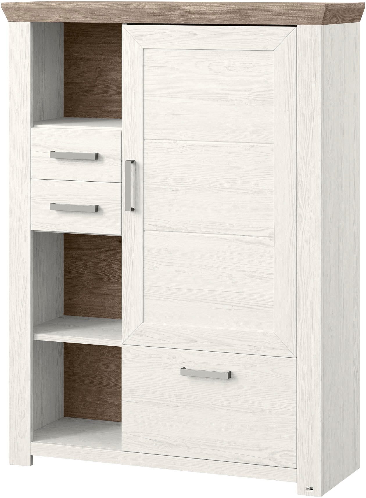 set one by Musterring Highboard "York" Typ 25 und 26, in 3 Farbvarianten, B günstig online kaufen