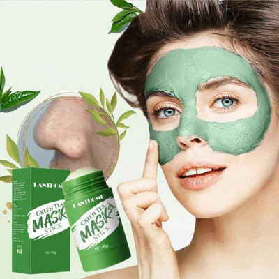 MAVURA Gesichtsmaske »LANTHOME Green Tea Mask Stick Gesichtsmaske Green Tea Purifying Clay Stick Mask Grün Tee Oil-Control Kosmetik Feuchtigkeitscreme Creme Maske«