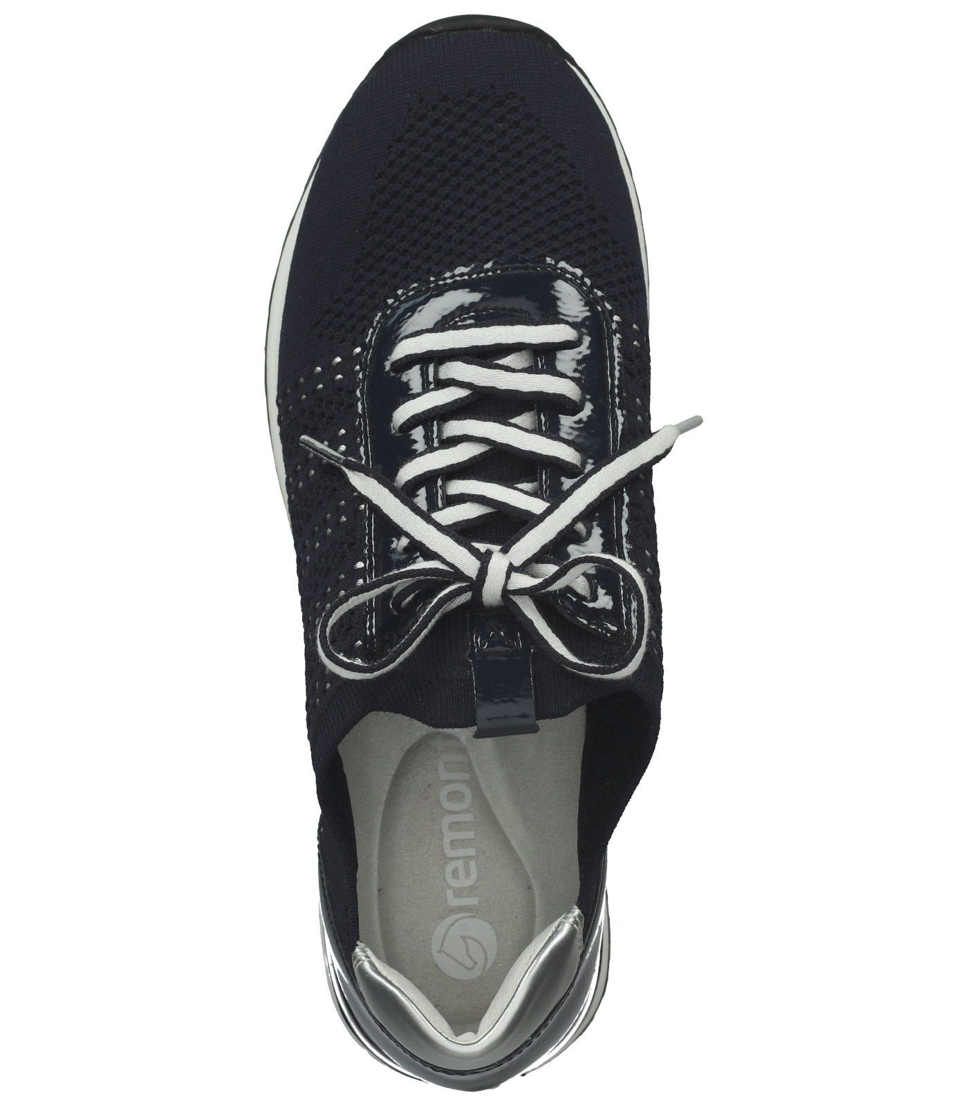 Remonte Sneaker Silber Sneaker Blau Textil