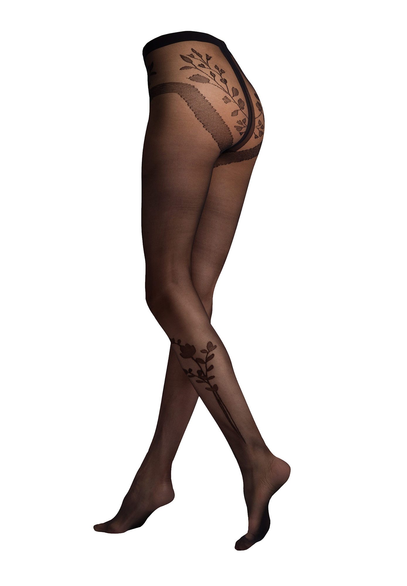 KUNERT Strumpfhose Floral Love 30 DEN (1 St) Strumpfhose mit Blütenmotiv