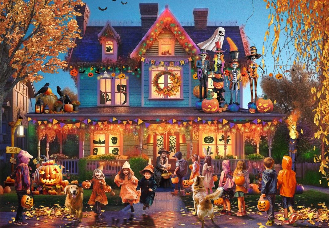Bluebird Puzzle Puzzle Halloween, Puzzleteile