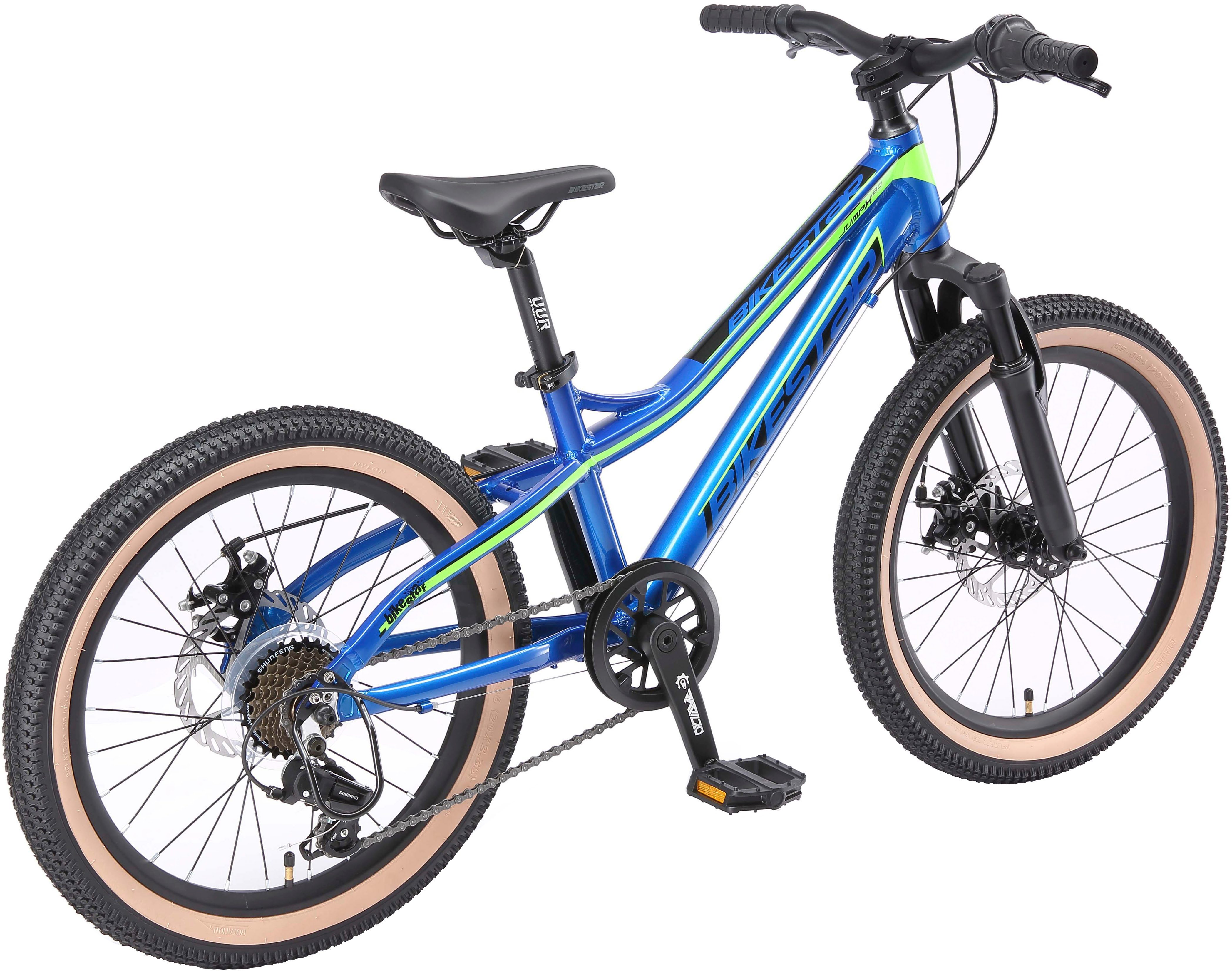 Bikestar Jugendfahrrad, 7 Gang Shimano RD-TY300 Schaltwerk, Kettenschaltung