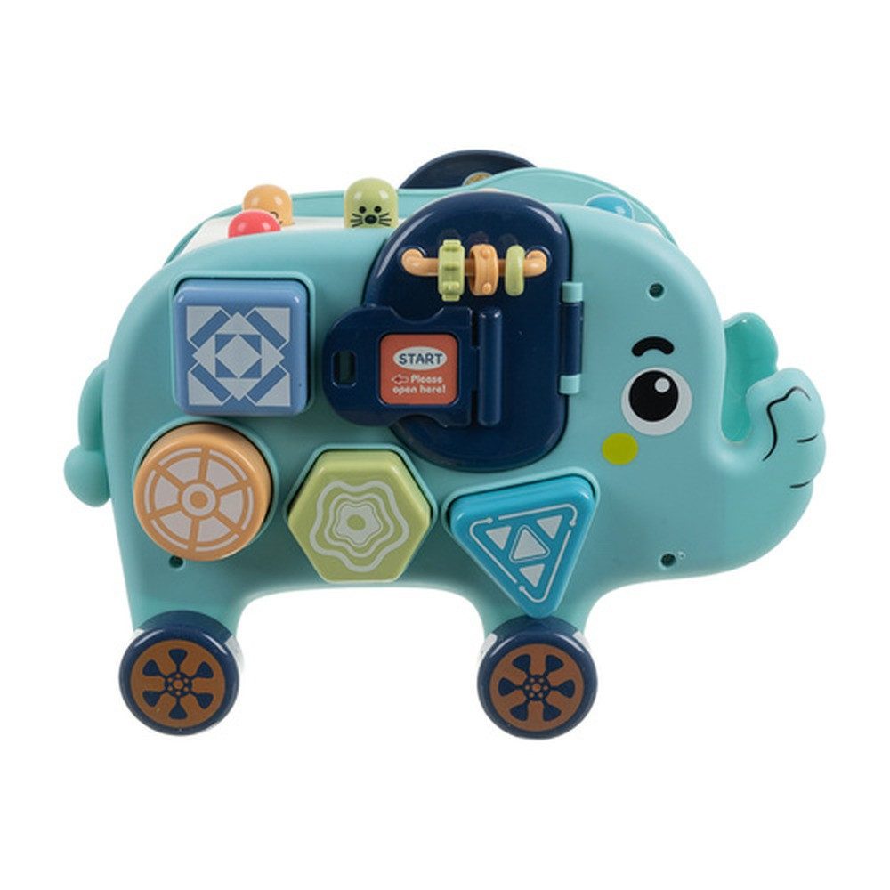 KRUZZEL Lernspielzeug Manipulationsbrett Interaktiver Elefant (Spar-Set, Puzzle), unterstützt Feinmotorik, Konzentration, Geduld & logisches Denken – Bild 5 von 5