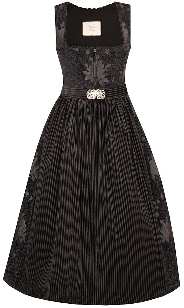 Madame Marie Dirndl Dirndl Lorien 80cm Länge schwarz