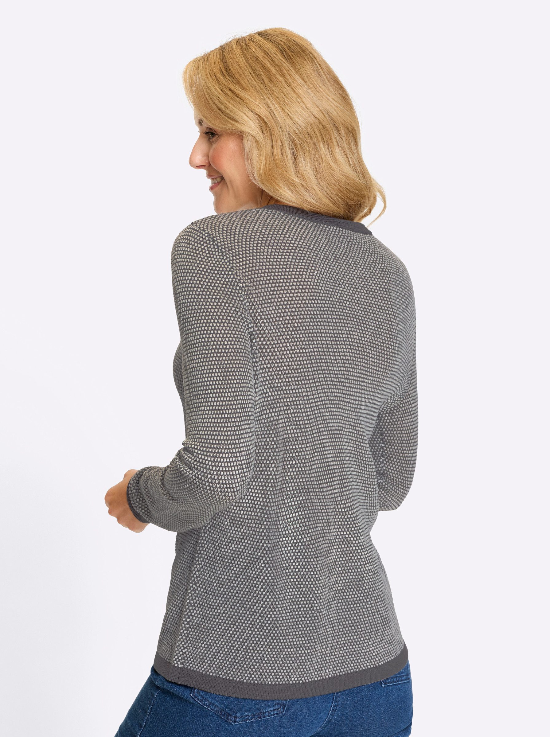 Sieh an! Strickpullover Rundhalspullover günstig online kaufen