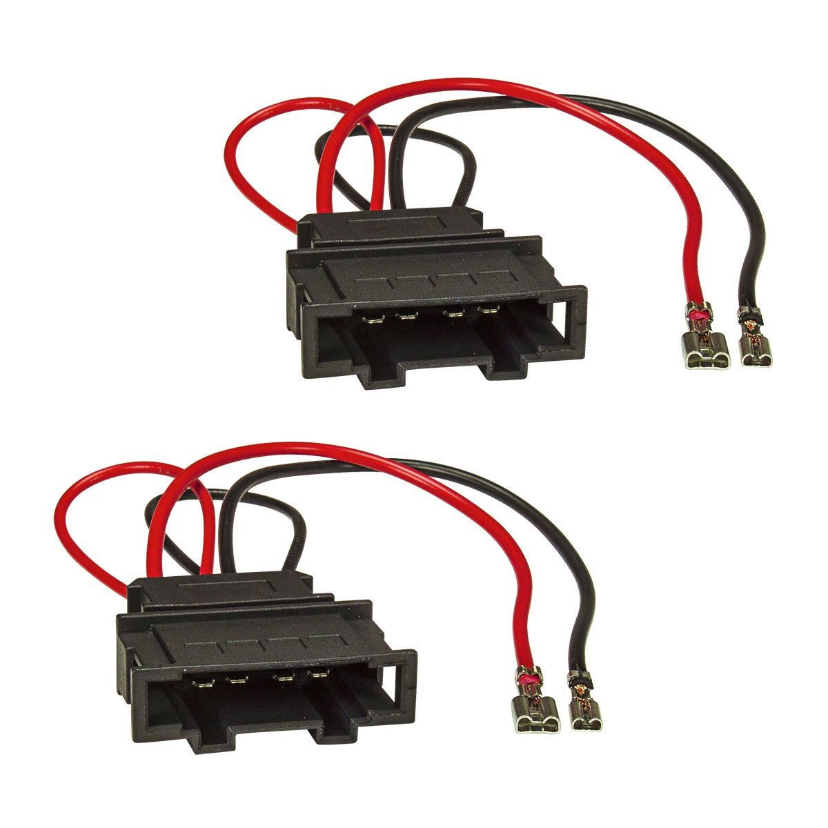 tomzz Audio Lautsprecheradapter (2er Set) auf DIN passt für VW Golf 4 5 6 7 Beetle Auto-Lautsprecher