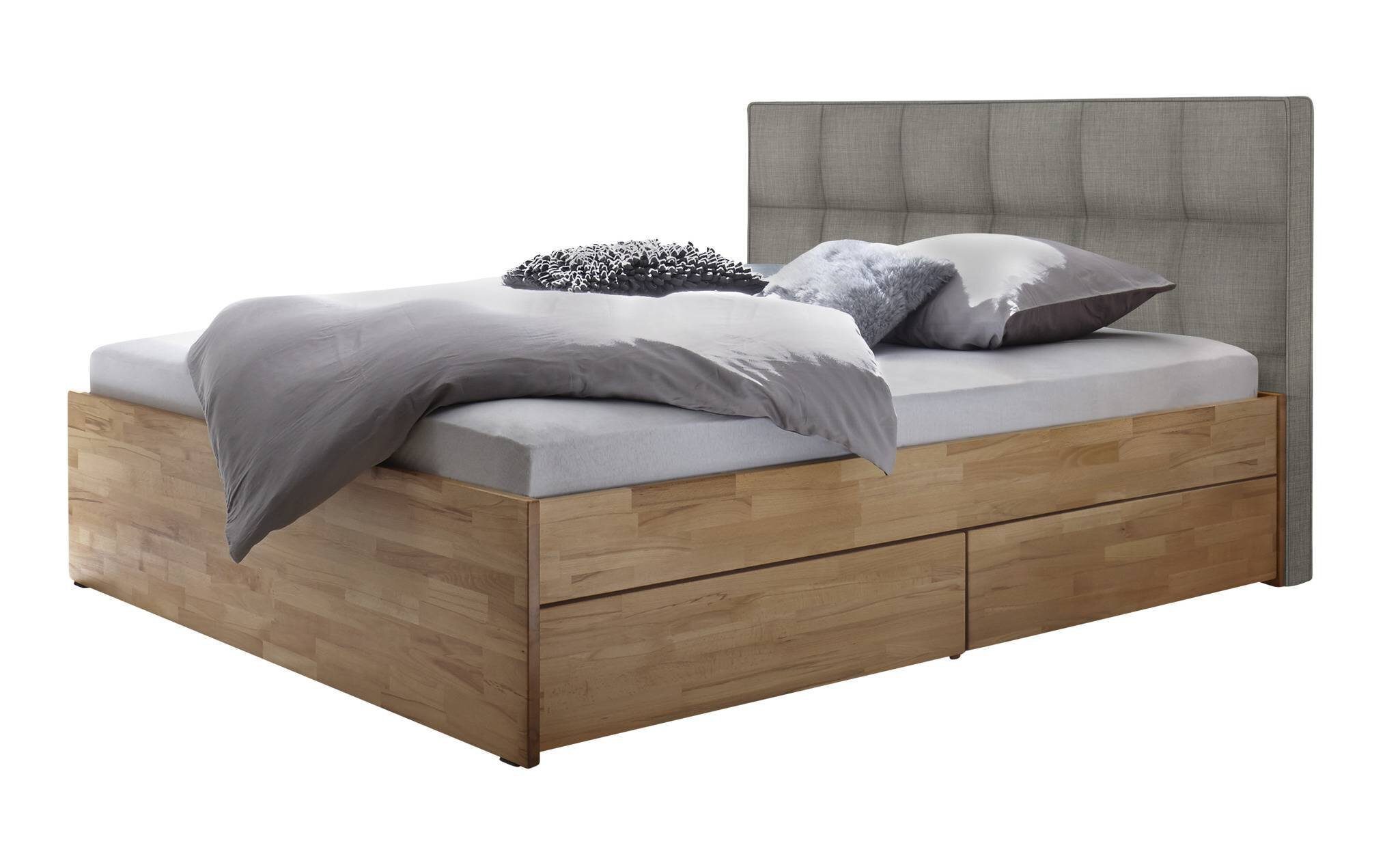 HASENA Bettgestell Hasena Function&Comfort Otello Standard Massivholzbett mit Stauraum (1)