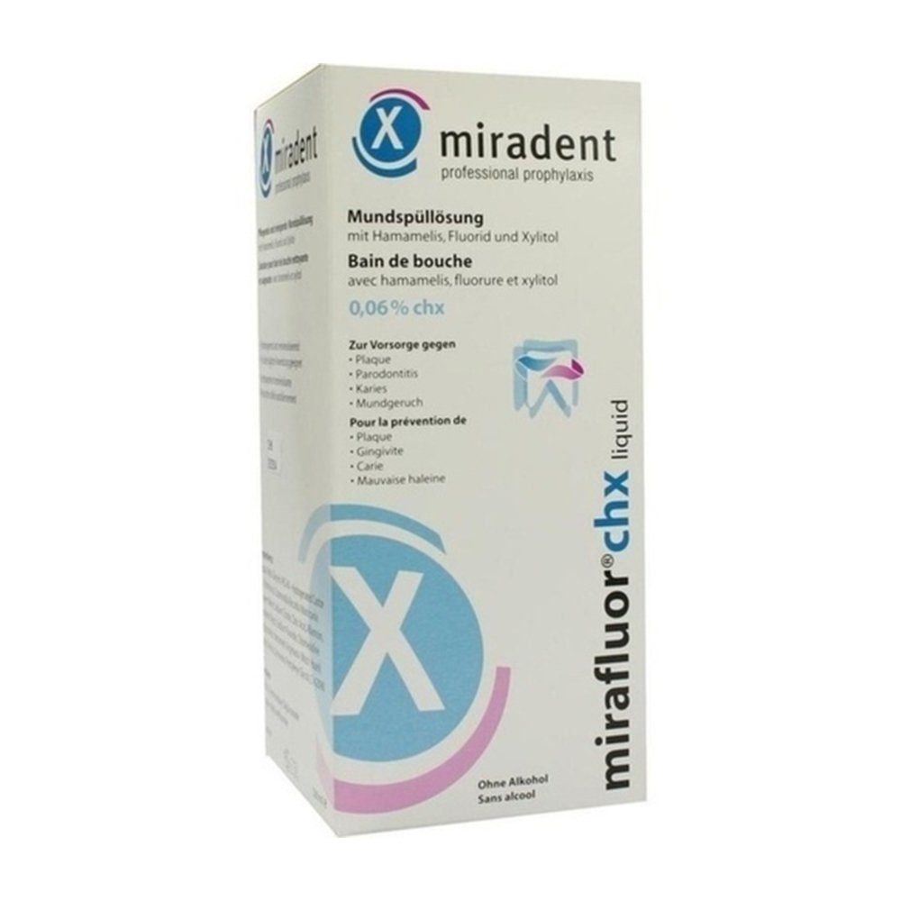 Hager Pharma GmbH Mundspülung MIRADENT Mundspüllösung mirafluor CHX 0,06%, 500 ml