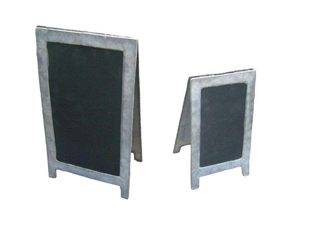 Deko-Impression Standtafel Kleine Standtafeln Aufsteller Kreidetafeln Werbetafeln 2 St. Eisen, (2-tlg)