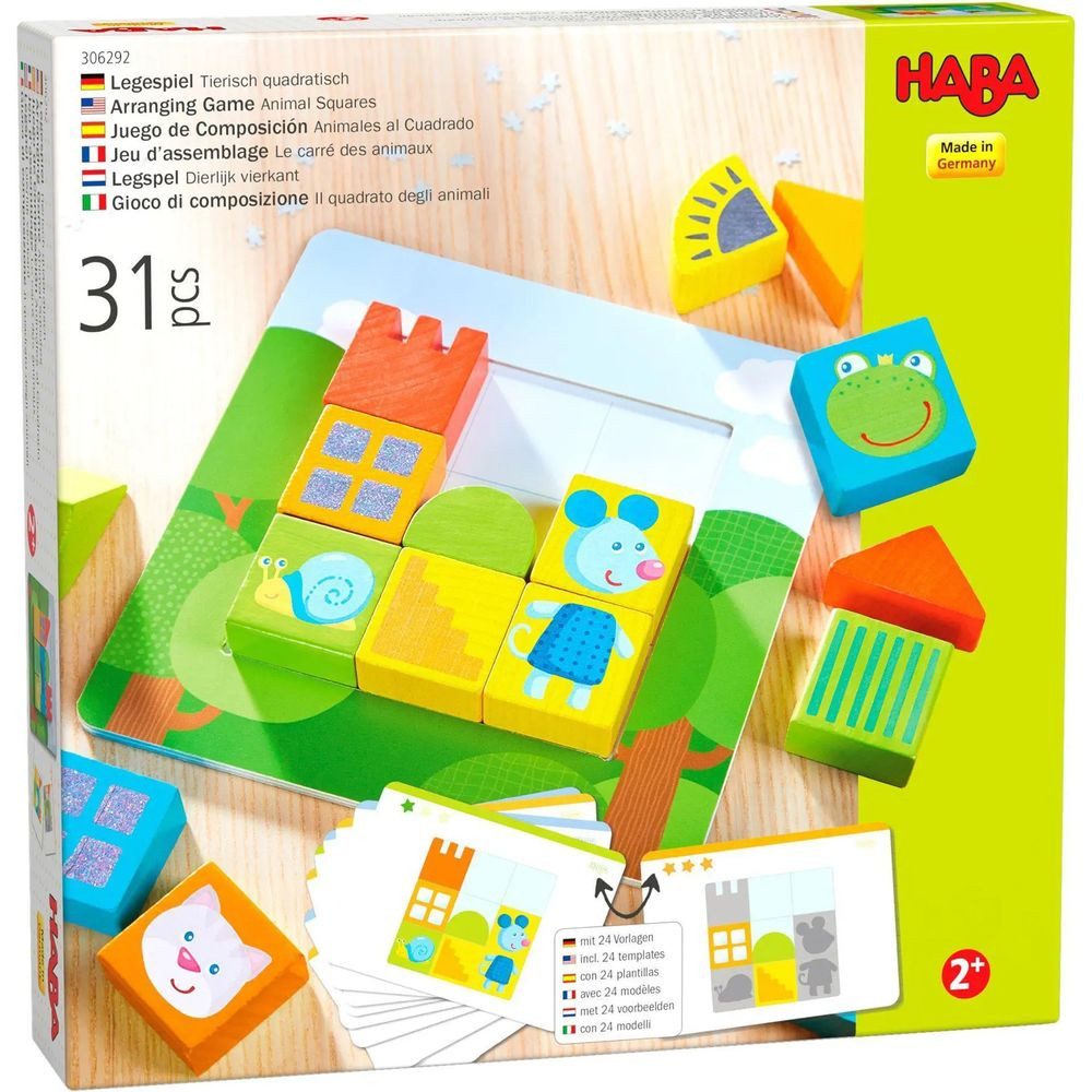 Spiel Legespiel Tierisch quadratisch