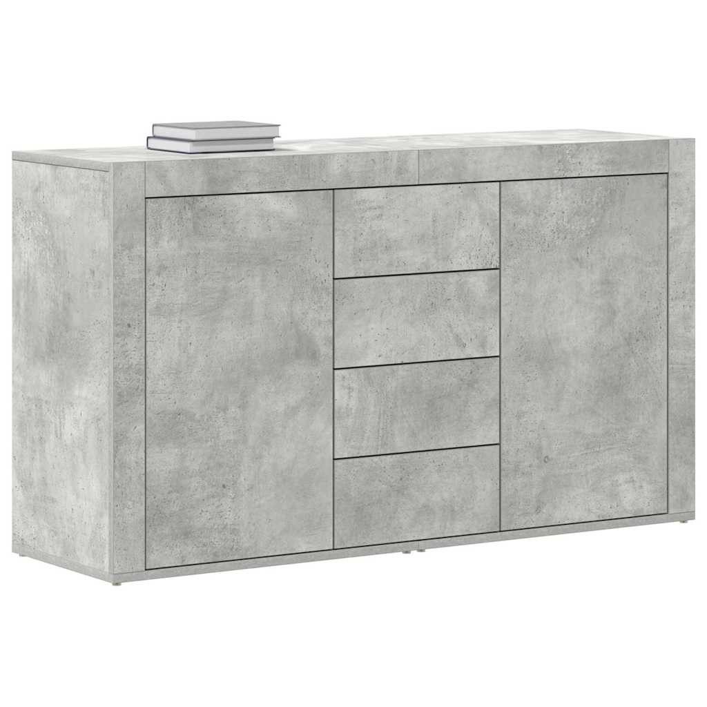 vidaXL Sideboard Sideboard Betongrau 120 x günstig online kaufen