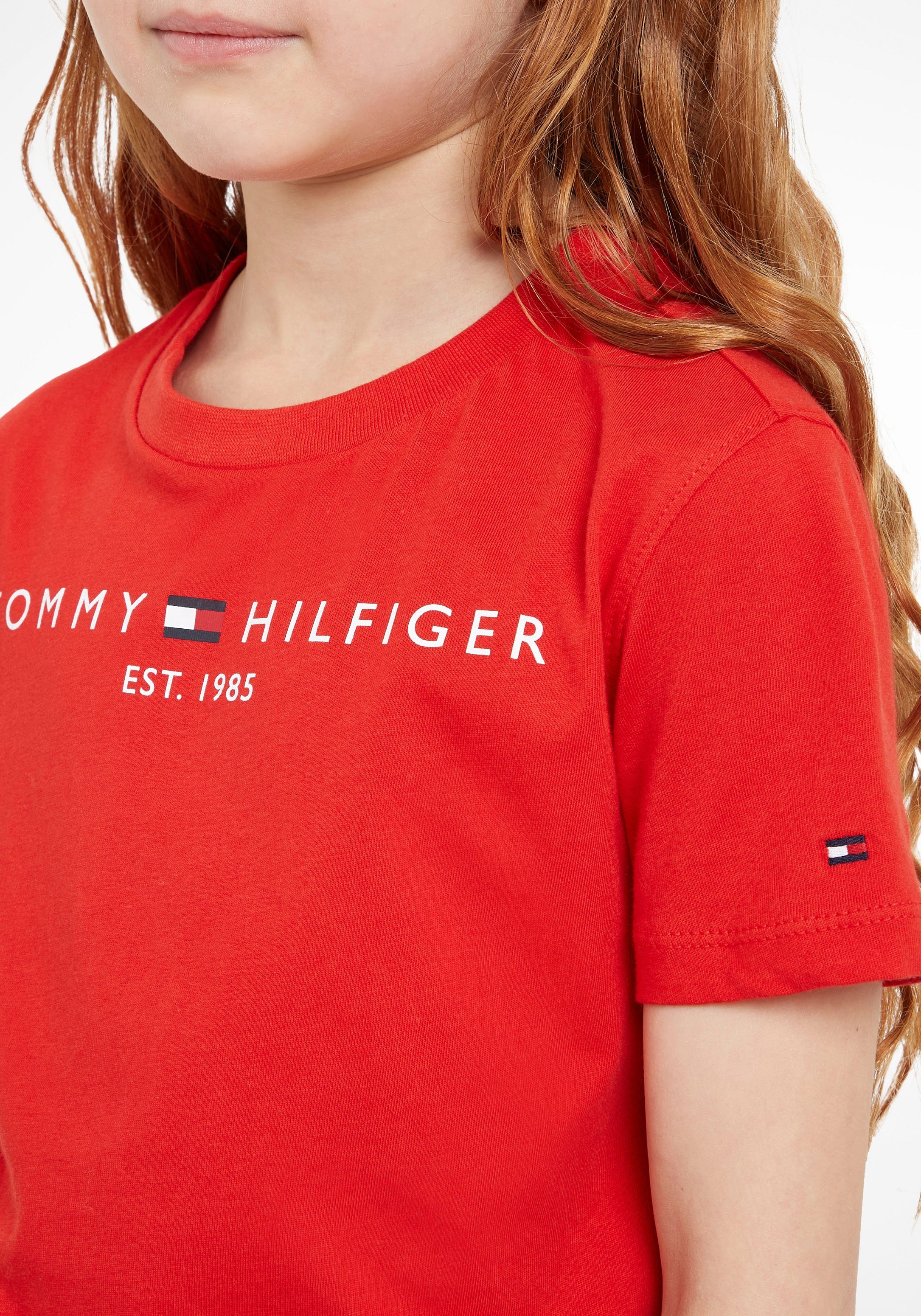 Tommy Hilfiger und TEE Jungen für Mädchen ESSENTIAL T-Shirt