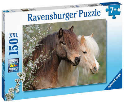 Ravensburger Puzzle 150 Teile Ravensburger Kinder Puzzle XXL Schöne Pferde 12986, 150 Puzzleteile