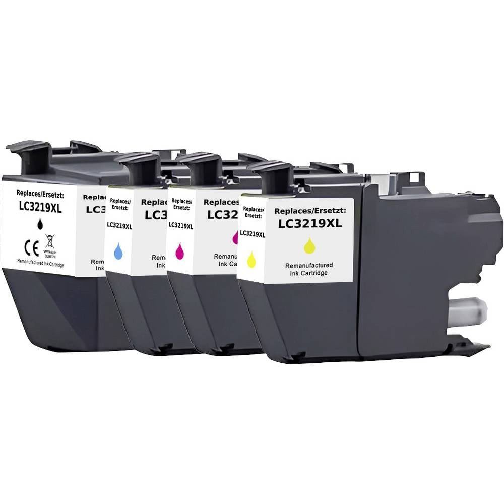 Renkforce Druckerpatrone ersetzt Brother LC-3219XLBK, LC-3219XLC, LC-3219XLM, Tintenpatrone