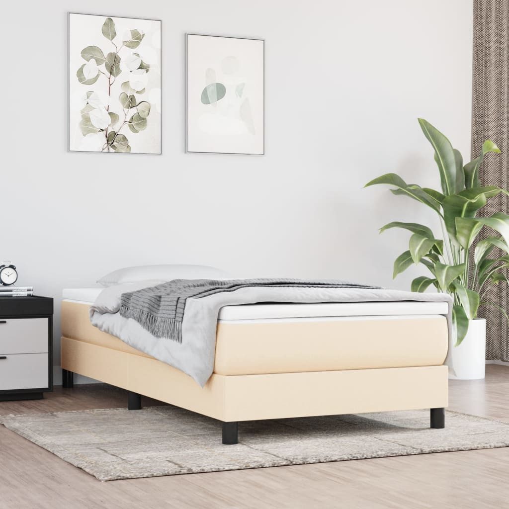 furnicato Bett Bettgestell ohne Matratze Creme günstig online kaufen