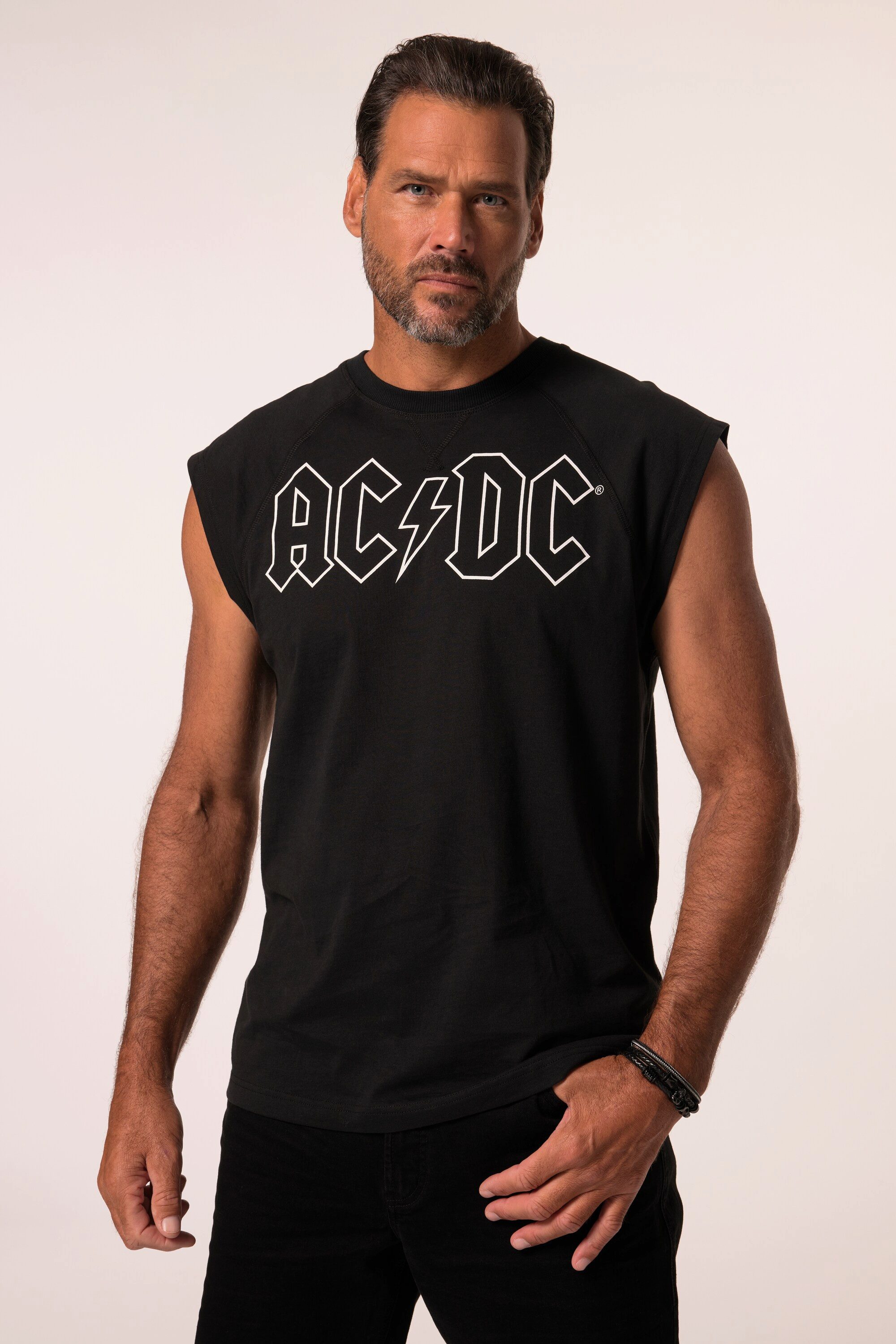 JP1880 T-Shirt Tanktop ACDC Bandshirt Rundhals