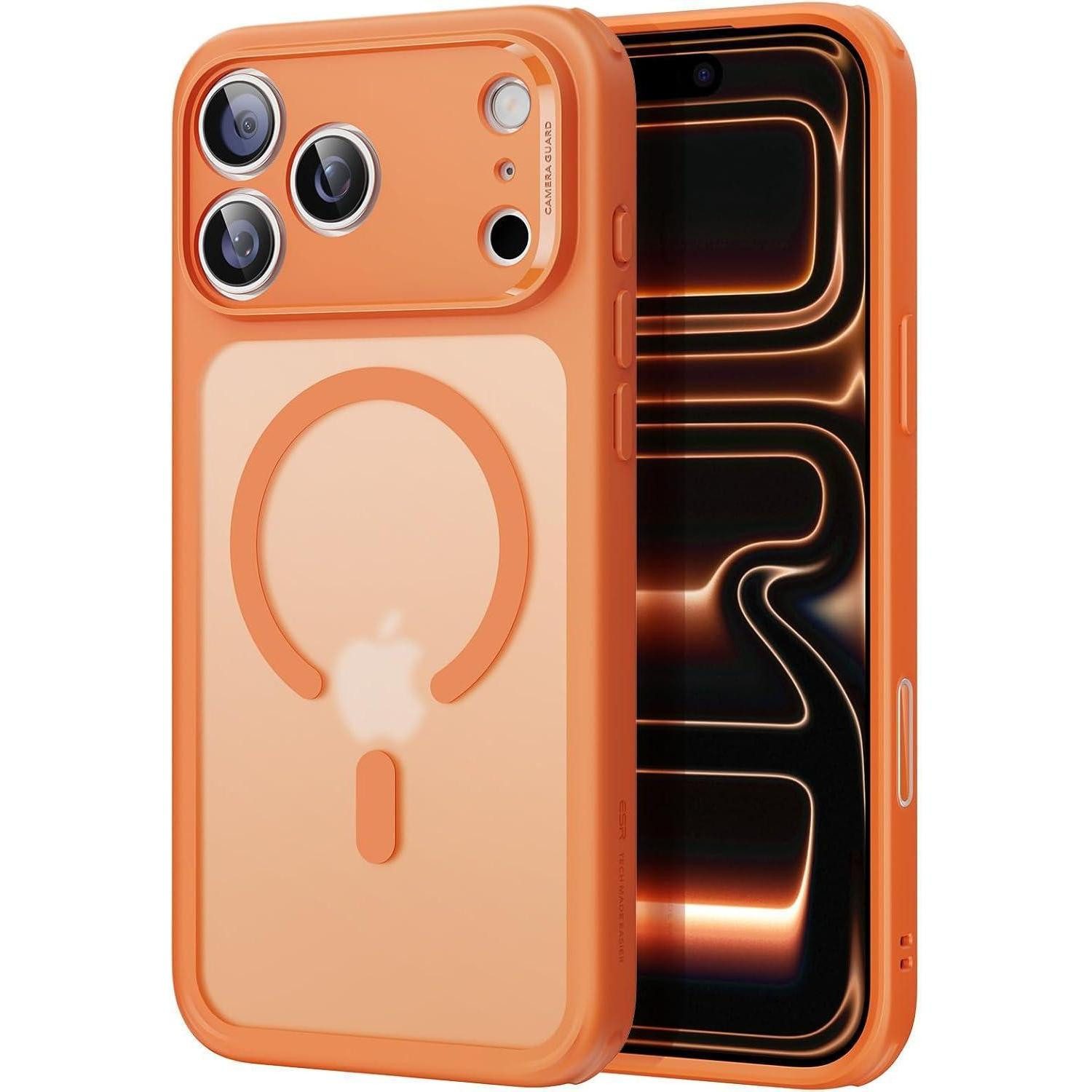 LuxusKollektion Handyhülle Hülle iPhone 17 ProMax Magsafe Capture iPhone 17 Pro Max Matt Orange