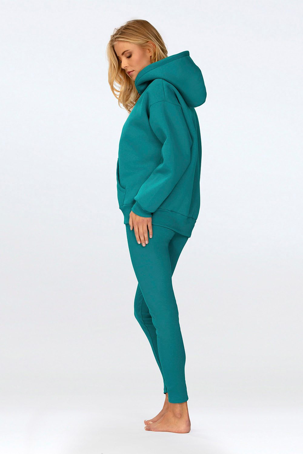 DKaren Freizeitanzug Hausanzug Jogginganzug Leggings Gerippt günstig online kaufen