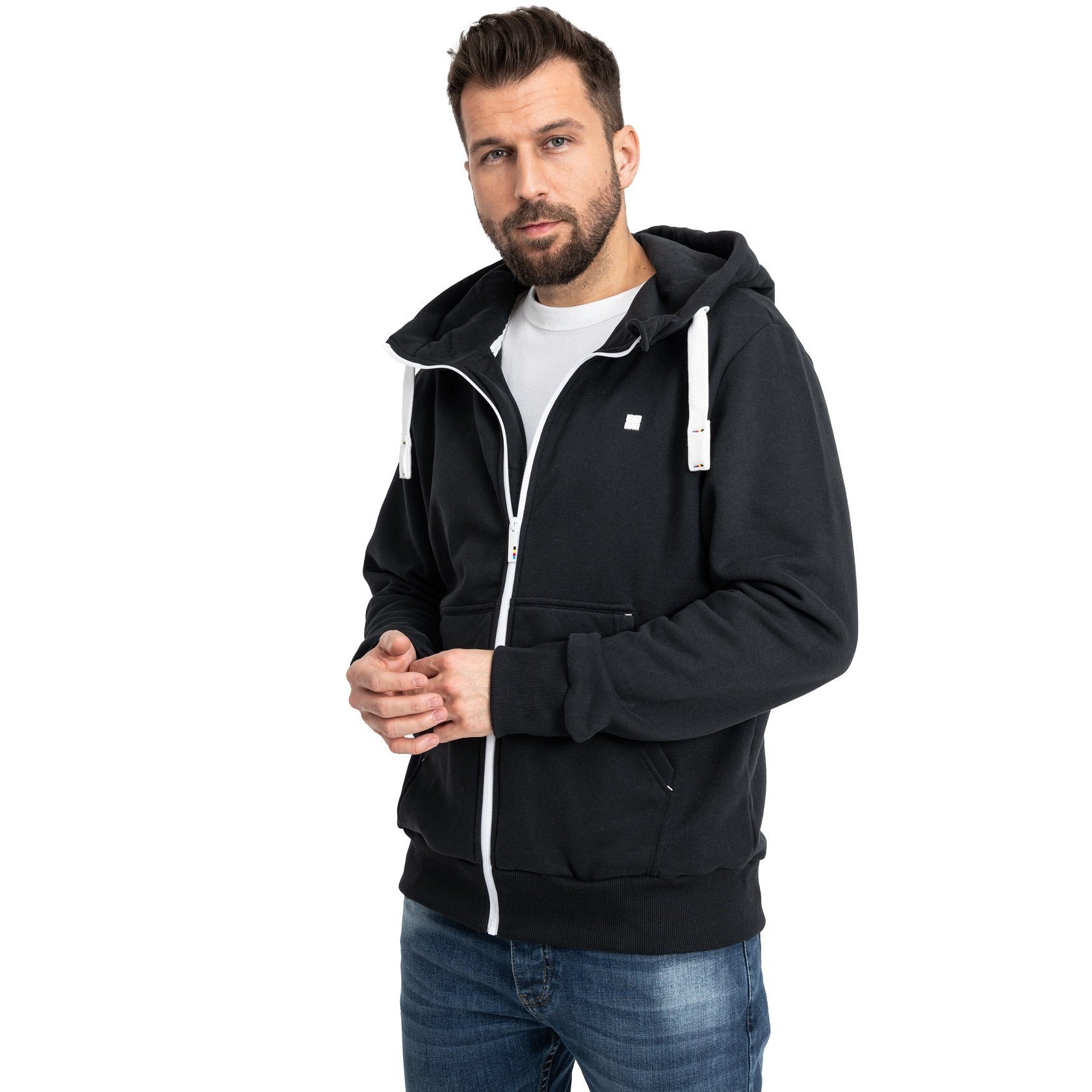 Longpullover FinnDC Herren Zip-Hoodie
