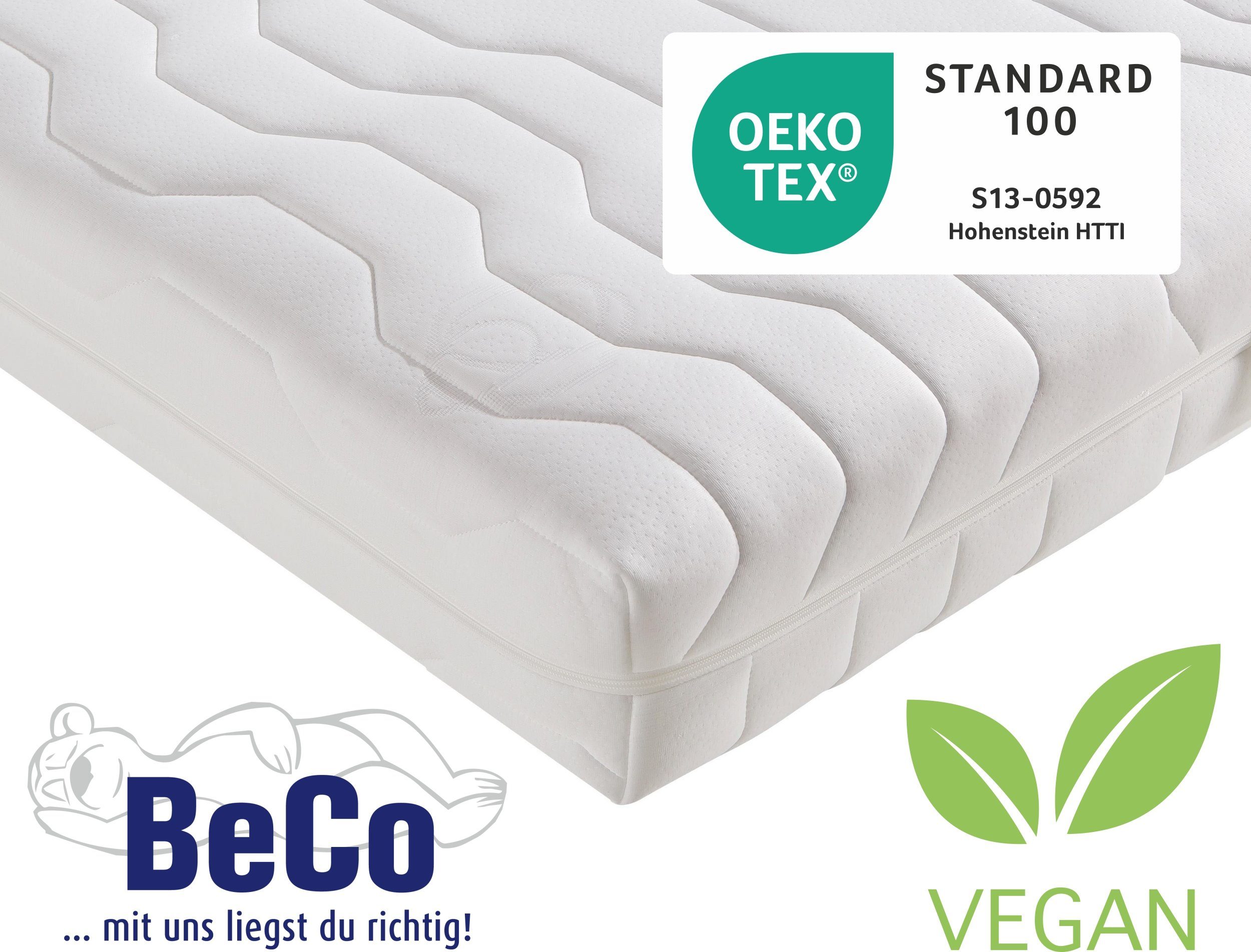 Taschenfederkernmatratze TFK Duoflex, Beco, 20 cm hoch, 22 cm Komforthöhe, günstig online kaufen