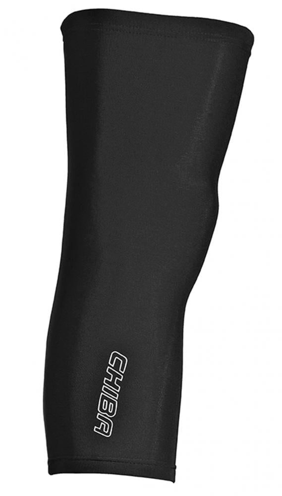Chiba Armlinge CHIBA Knieling - Kniewärmer M schwarz, atmungsaktives Thermofleece, Ra