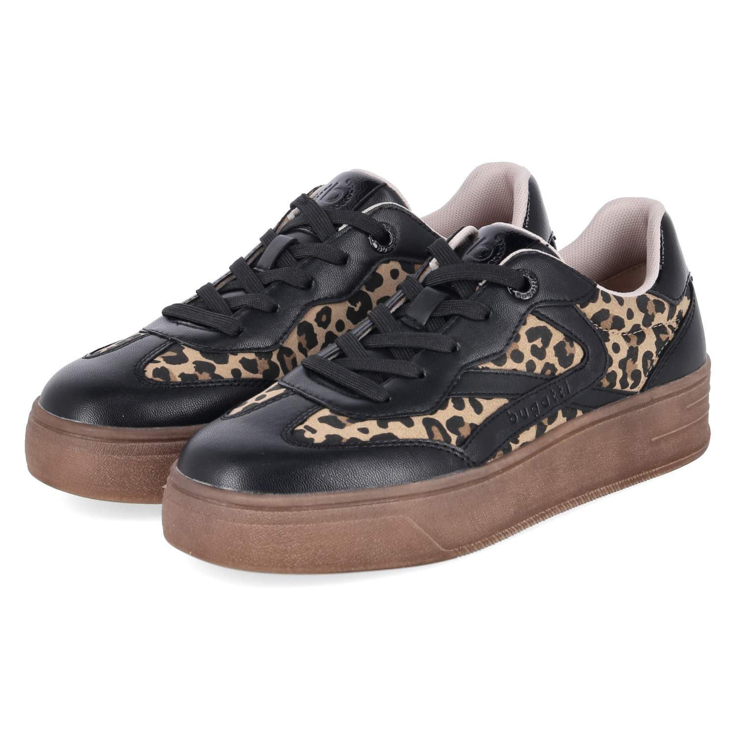 bugatti Bugatti 435AVA045069-1082 Damen Textil & Synthetik black Schnürschuh