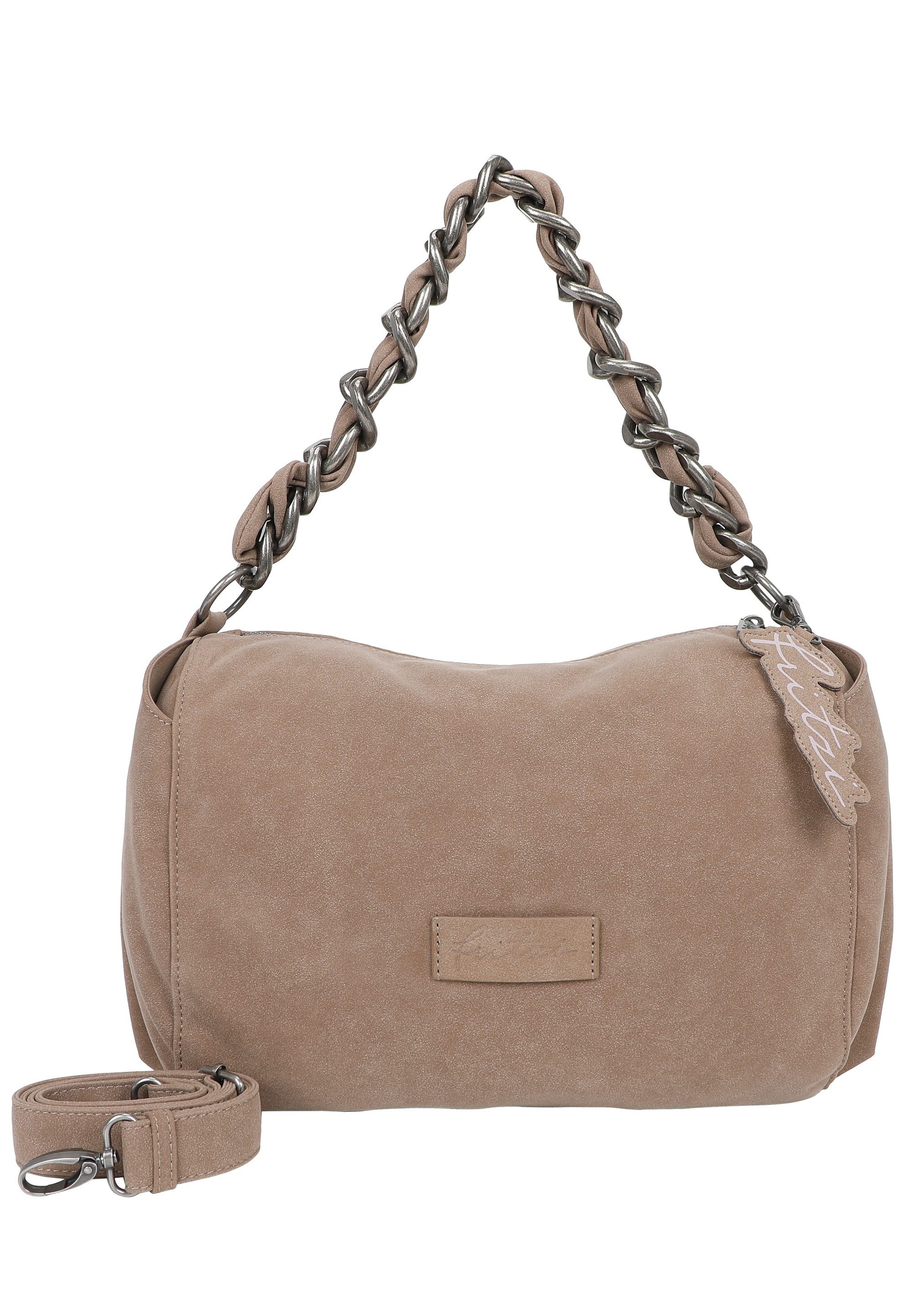 Fritzi aus Preußen Schultertasche Fritzi Janni, mit markantem, großgliedrigen Ketten-Trageriemen