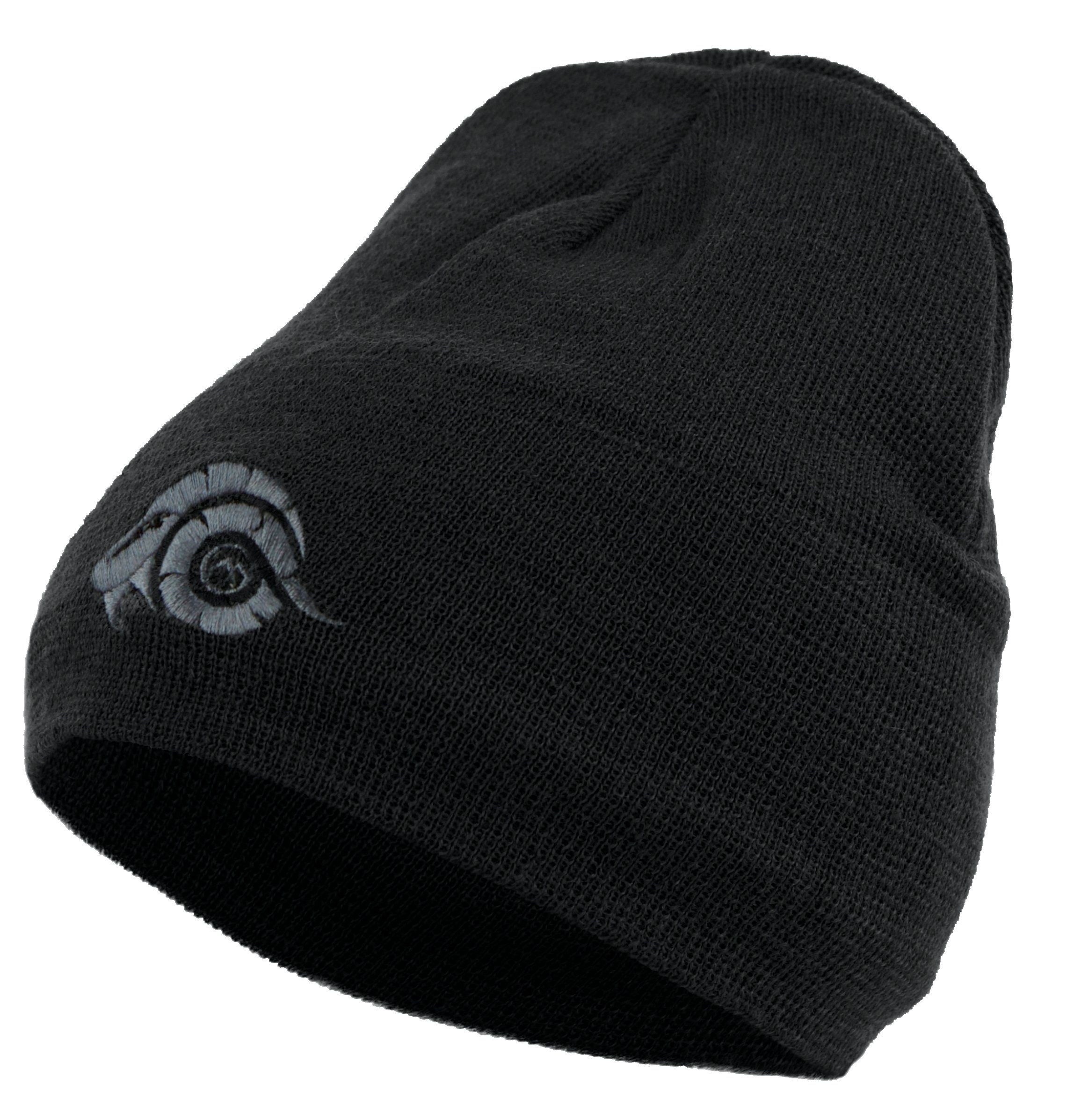 GUGGEN Mountain Fleecemütze GUGGEN Mountain Wintermütze Mütze Stickmütze K901