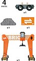 BRIO® Spielzeugeisenbahn-Erweiterung »BRIO® WORLD Container-Verladekran«, FSC®-Holz aus gewissenhaft bewirtschafteten Wäldern, Bild 7