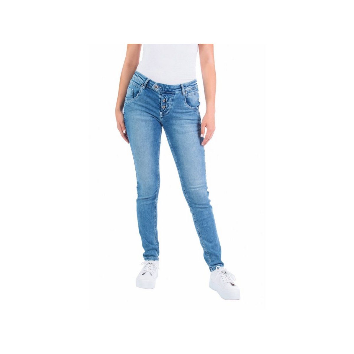 Blue Monkey 5-Pocket-Jeans (1-tlg) uni