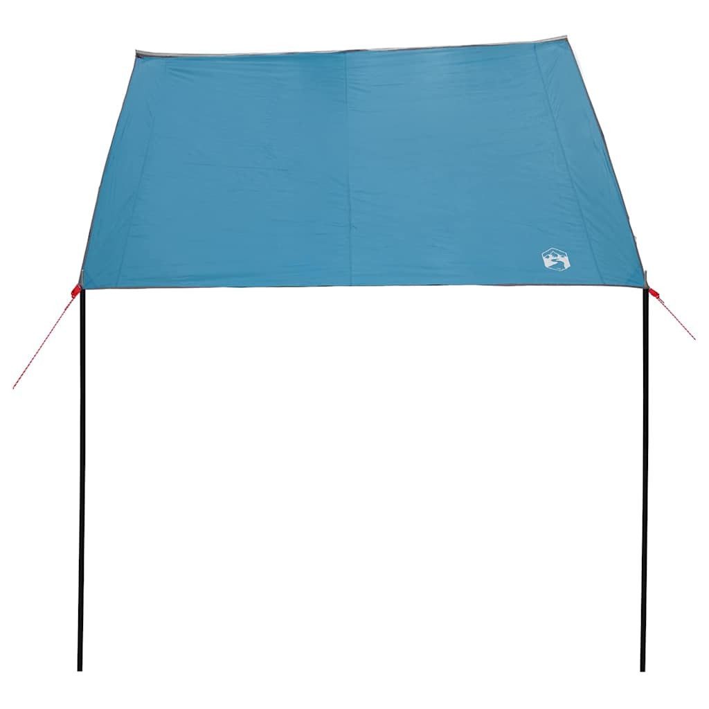 vidaXL Kuppelzelt Wohnwagenmarkise Personen 240 x 300 cm Wasserdicht Blau Taft, Personen: 1 (1 tlg)