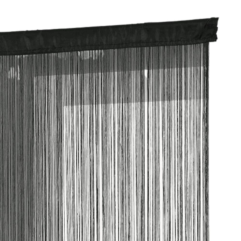 Home-trends24.de Fadenvorhang Türvorhang Fadenvorhang Vorhang Türvorhang Gardine Insektenschutz, Stangendurchzug, halbtransparent