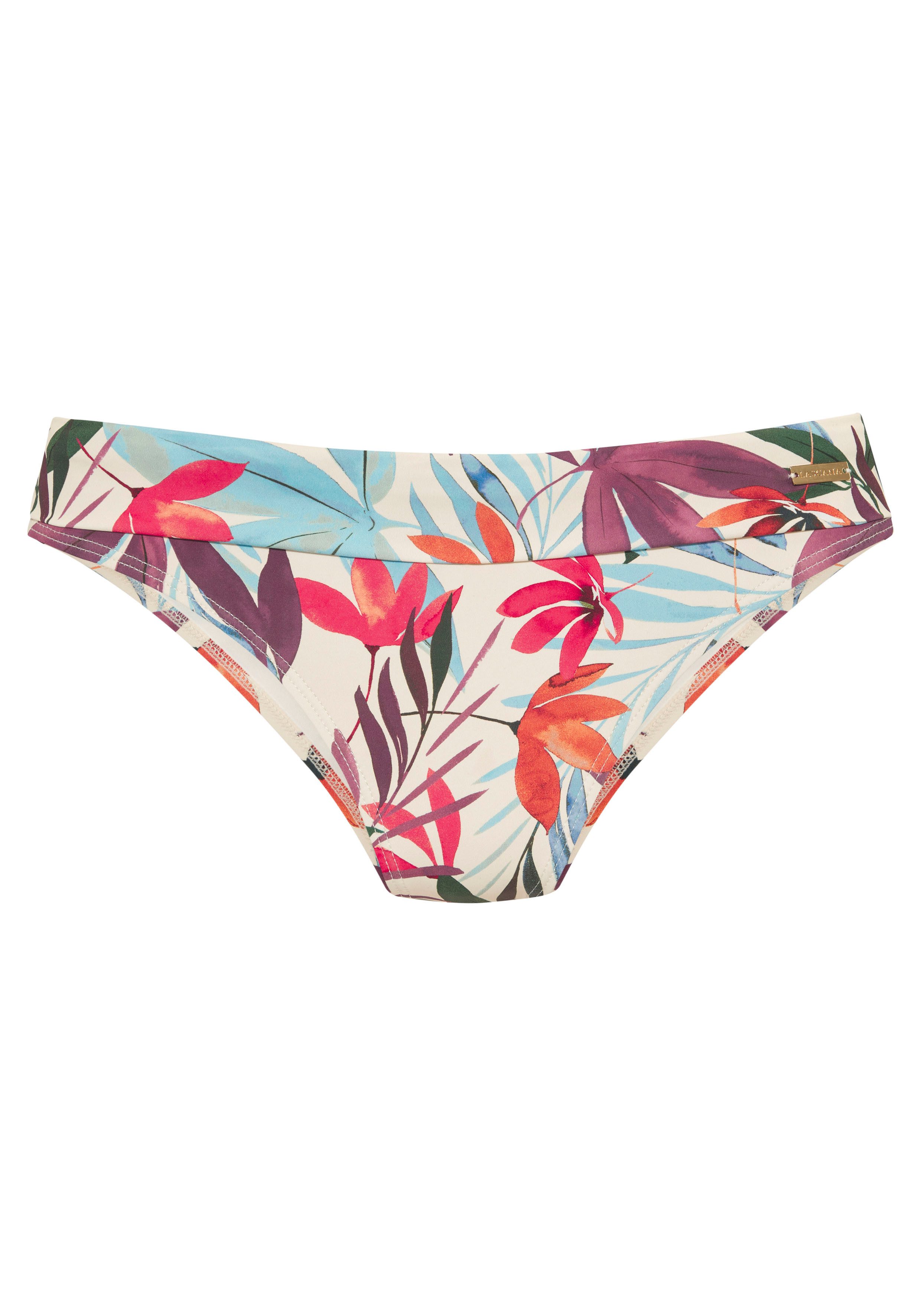 LASCANA Bikini-Hose Imani mit sommerlichem Blätterprint. € 34,99