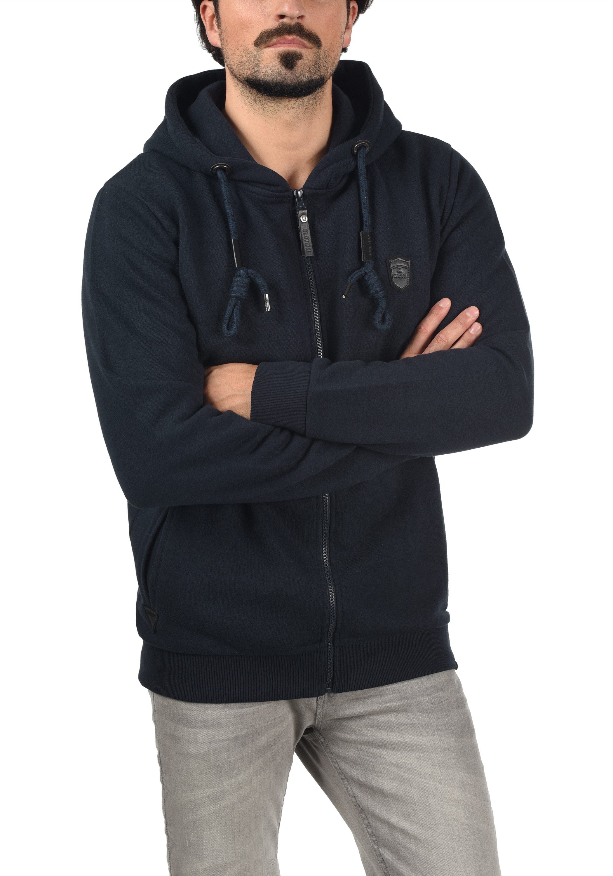 Indicode Kapuzensweatjacke IDBarnhill Sweatjacke mit Kapuze günstig online kaufen
