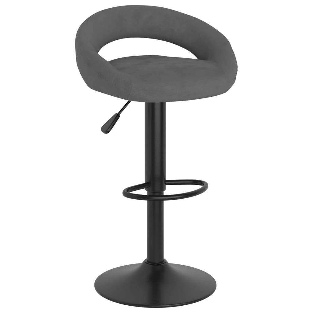 vidaXL Barhocker Barhocker 2 Stk. Dunkelgrau günstig online kaufen