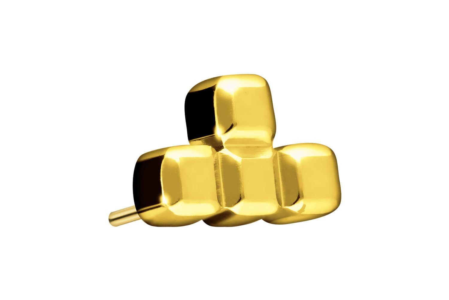 Piercing-Set Titan Aufsatz mit Push Pin T-FORM
