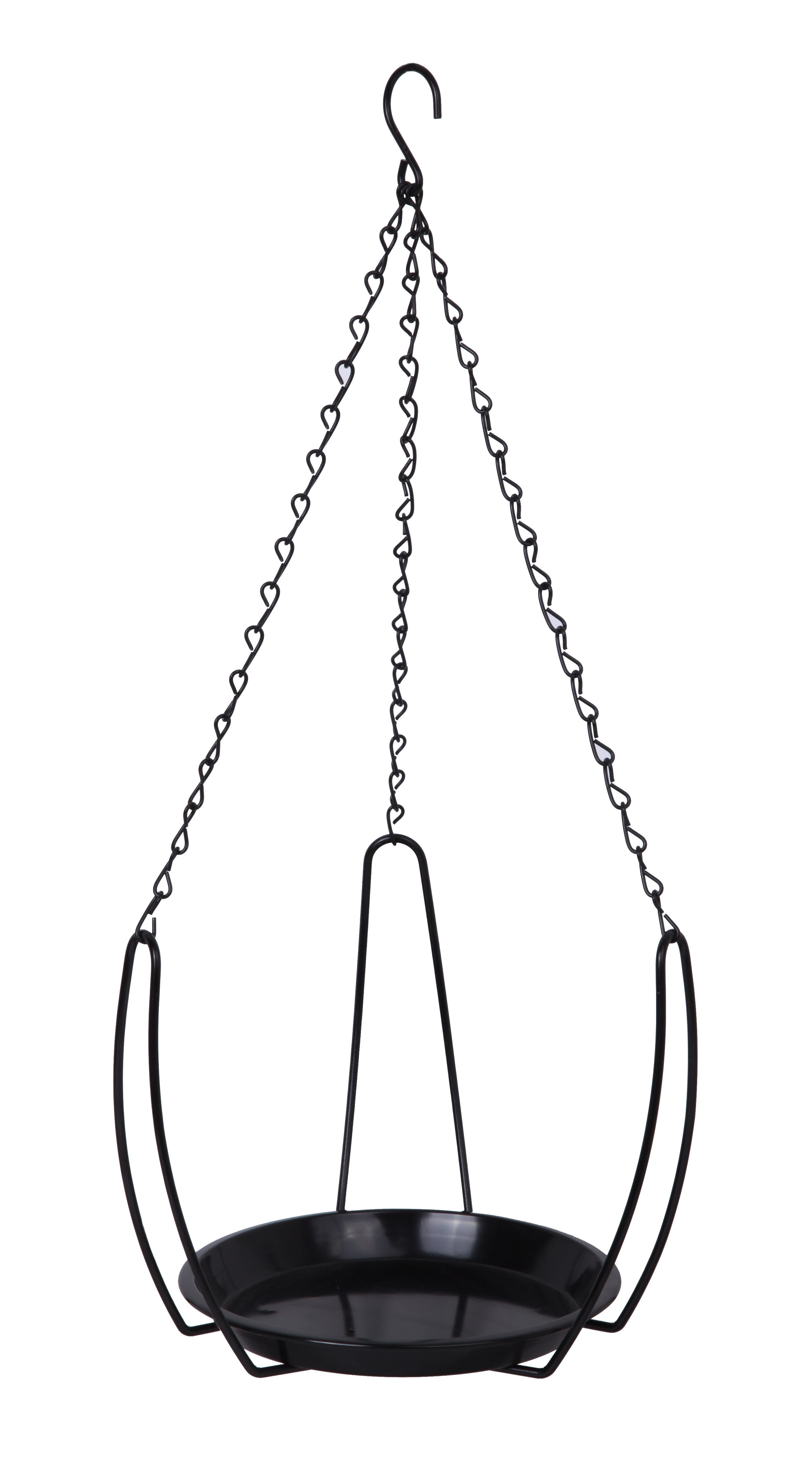 tegawo Blumenampel Halterung für Blumentopf aus Metall mit Kette, EXETER