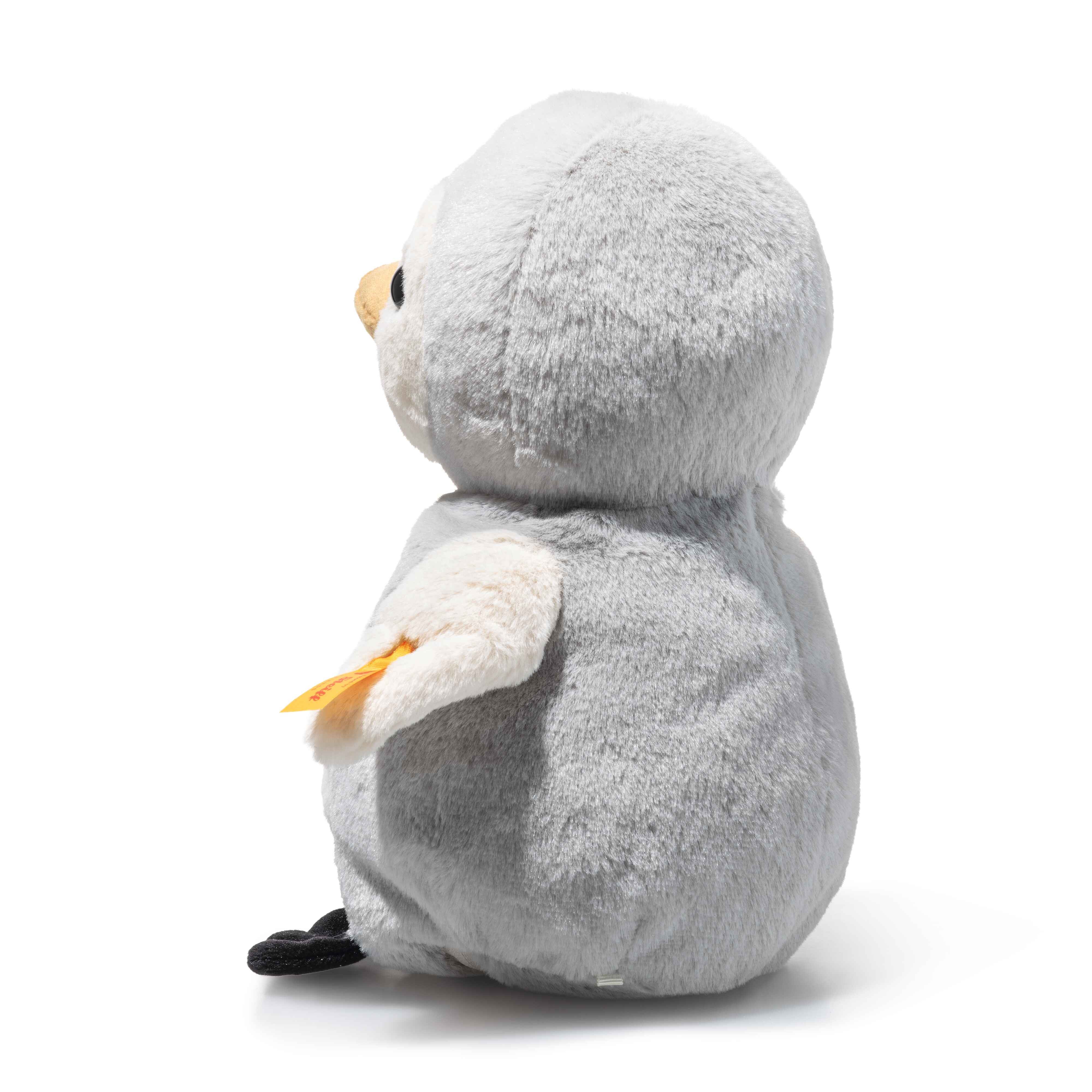 Steiff Kuscheltier Lio Pinguin, 22 cm, grau/weiß, mit Licht
