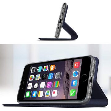CoolGadget Handyhülle Magnet Case Handy Tasche für iPhone 7 / 8 / SE 2 / SE 3 4,7 Zoll, Hülle Klapphülle Ultra Slim Cover für iPhone SE 2020 2022 Schutzhülle