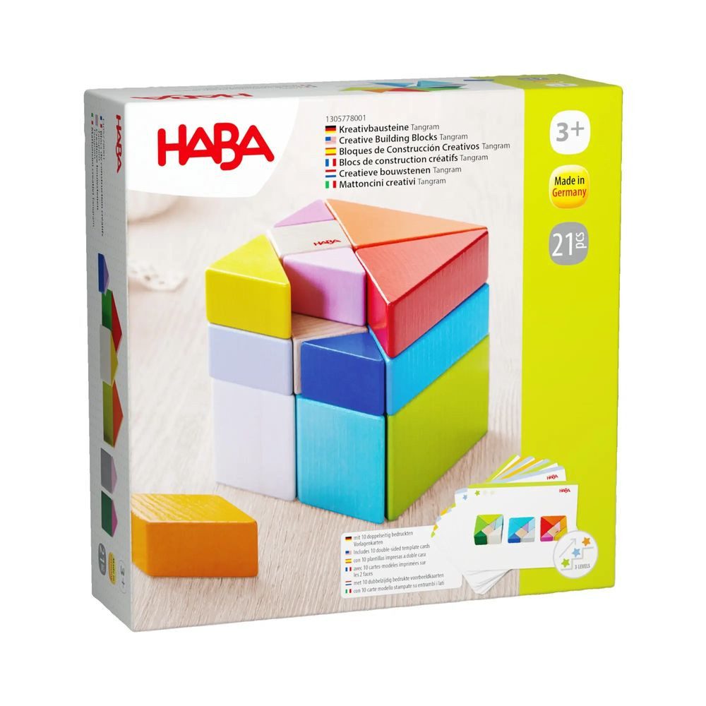 Spiel 3D-Legespiel Tangram-Würfel