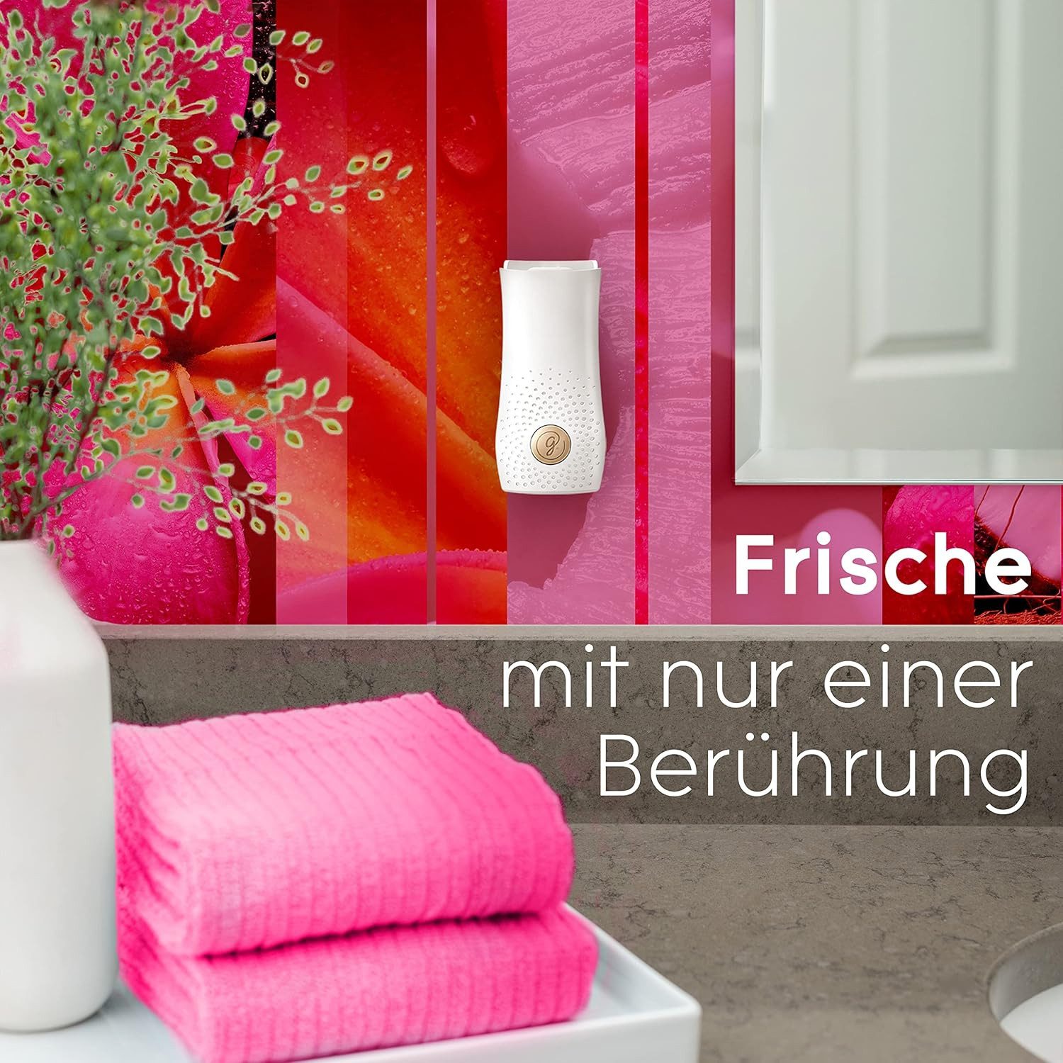 Glade Raumduft Touch & Fresh Nachfüller, Exotic Tropical Blossoms, 10 ml