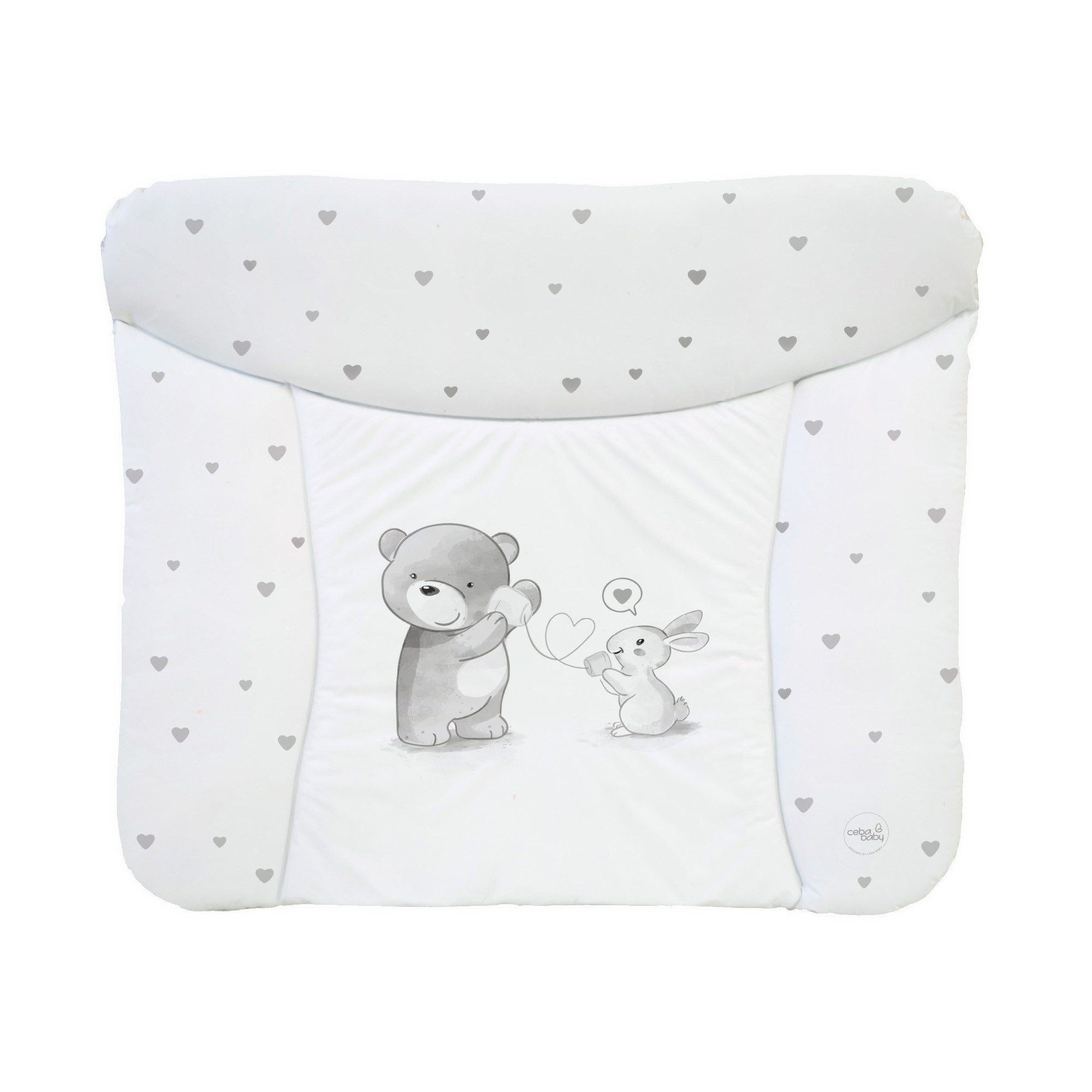 CEBA BABY Wickelauflage Weiche Wickeltischauflage 50 x 70 cm, 72 x 75 cm, 85 x 72 cm, Wickelauflage für Junge und Mädchen - Wasserdicht, abwaschbar