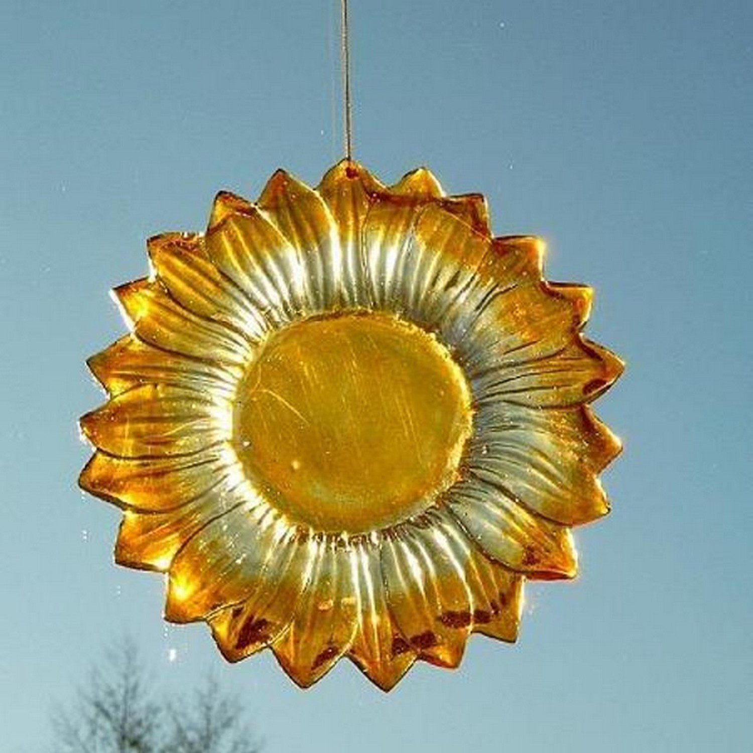 Deko AS Dekohänger Sonnenblume zum Aufhängen - Gelb-Orange - 1 Stück 80036